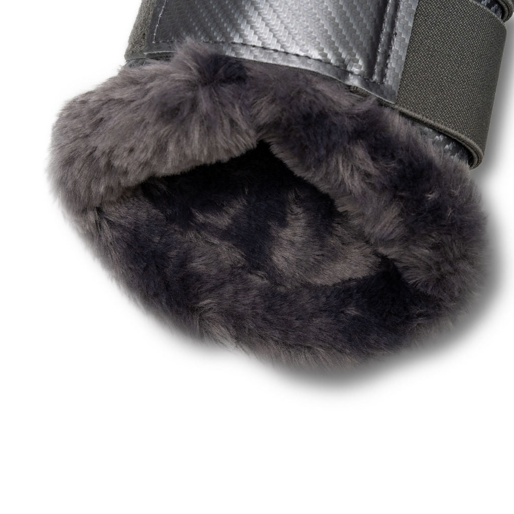 Halter Ego - Metallics Collection: Carbon Tech Brushing Boots - Platinum