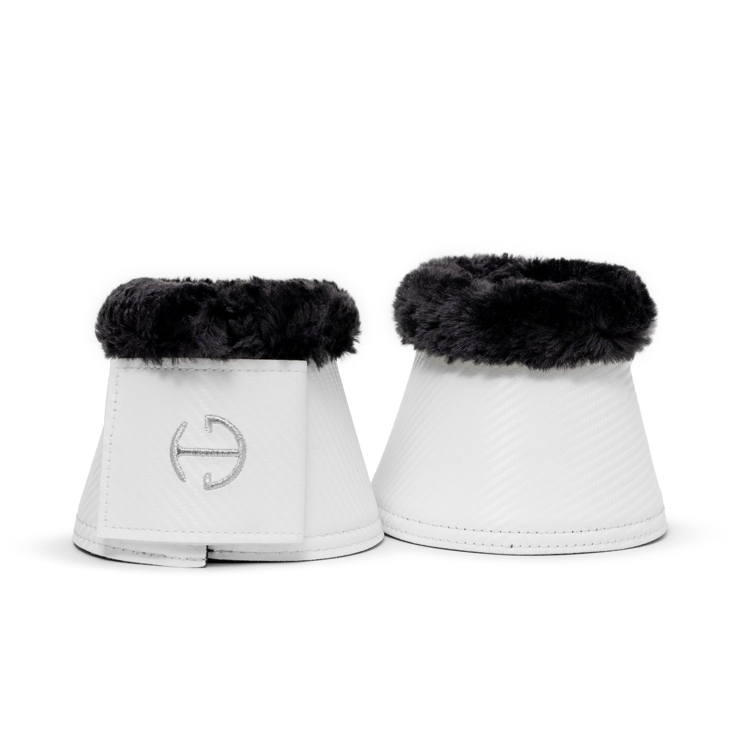 Halter Ego - Carbon Tech Collection: Bell Boots - White / Black