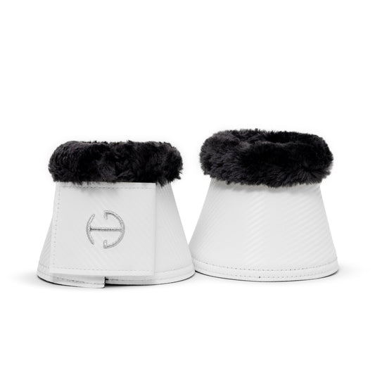 Halter Ego - Carbon Tech Collection: Bell Boots - White / Black