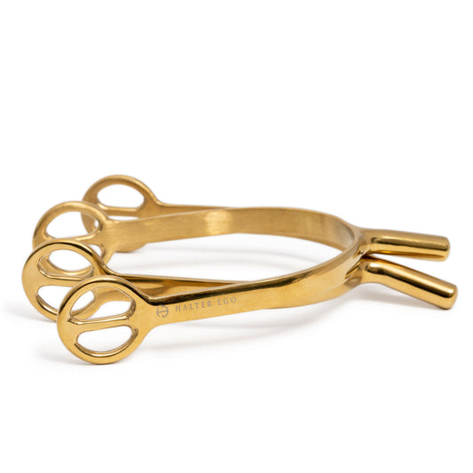 Halter Ego - Gold Long Shank Spurs