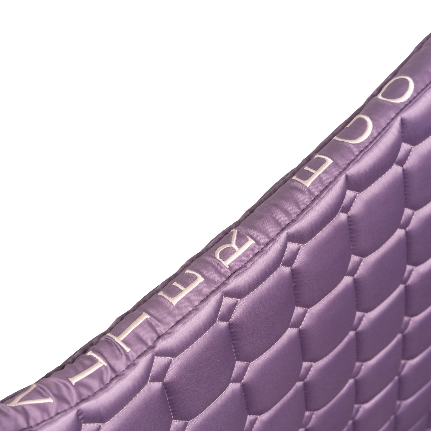 Halter Ego - Romance Collection Satin Classic Jump Saddle Pad - Orchid Mist