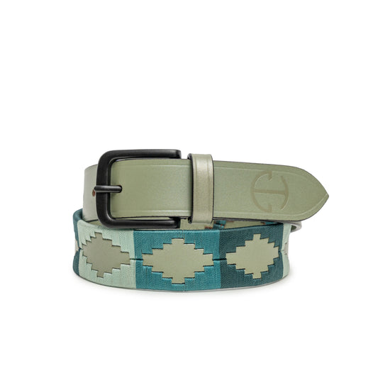 Halter Ego - The Sea Glass Leather Polo Belt