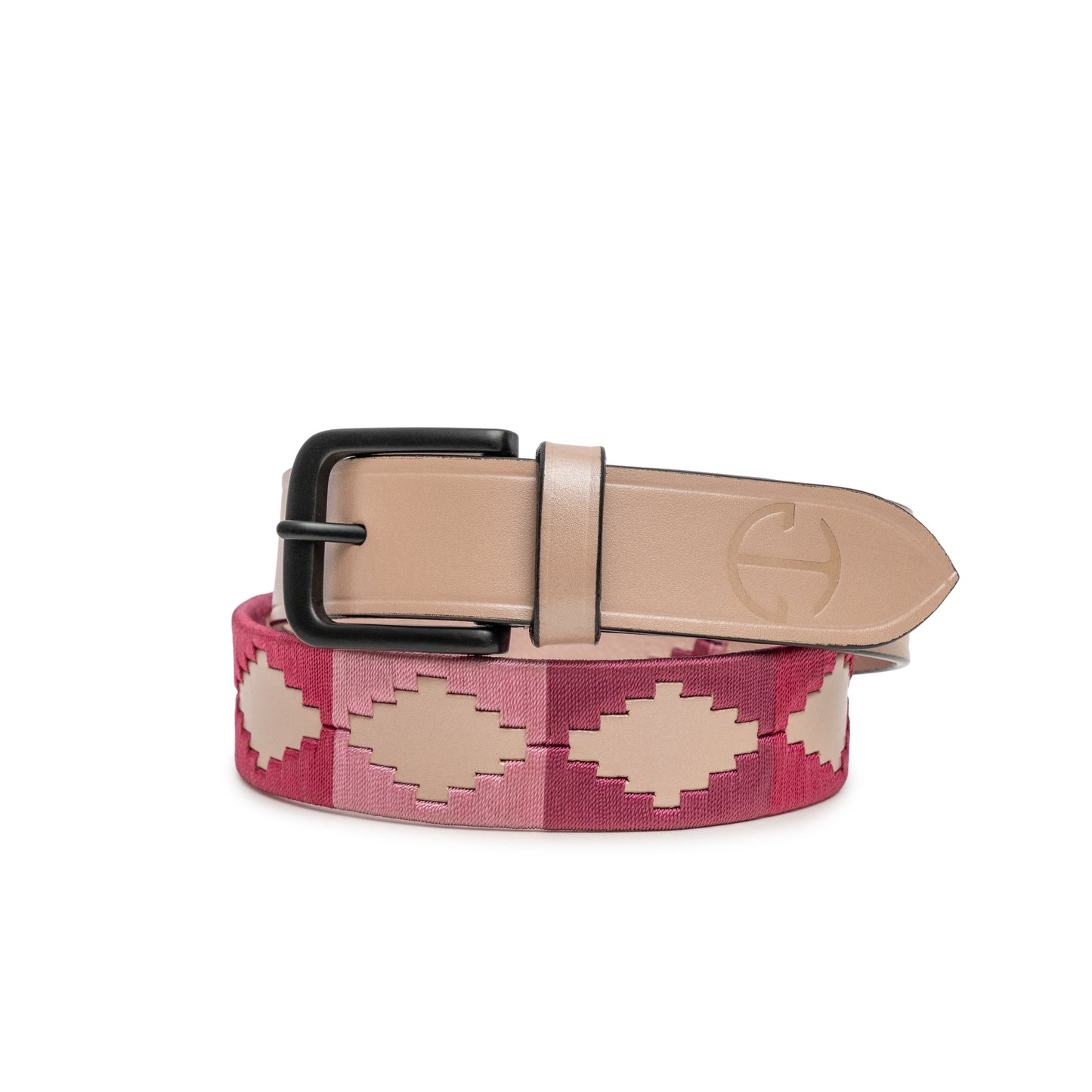 Halter Ego - The Rosé Lumière Leather Polo Belt