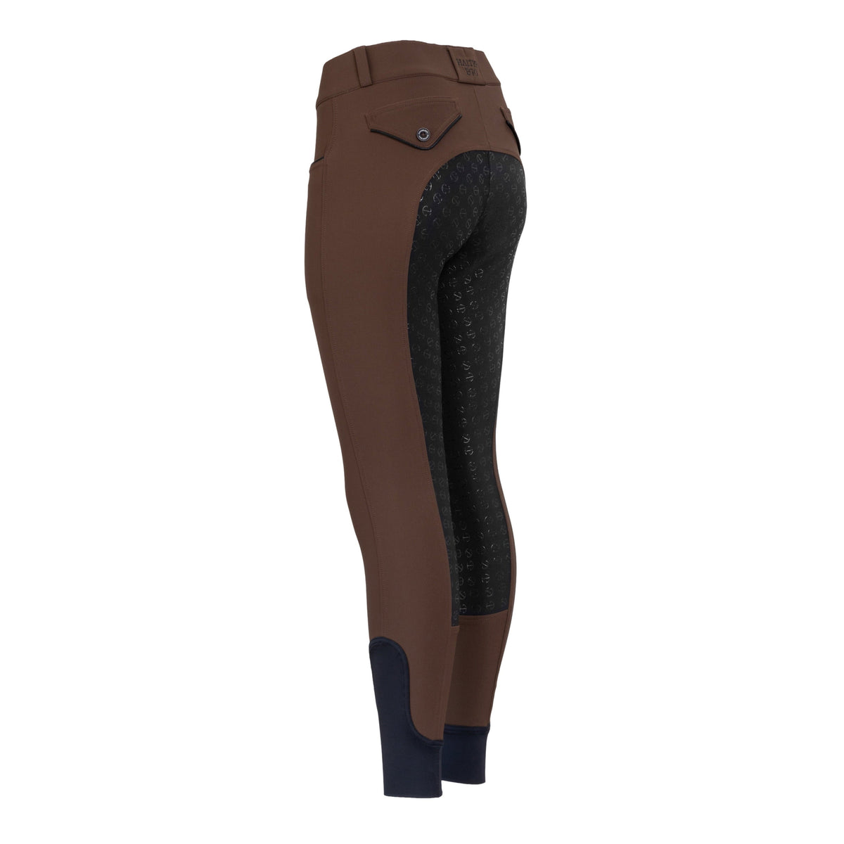 Halter Ego - Evolution Contrast Full Seat Breeches - Dark Rum & Jet Black Seat