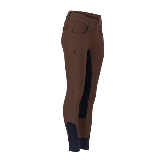 Halter Ego - Evolution Contrast Full Seat Breeches - Dark Rum & Jet Black Seat