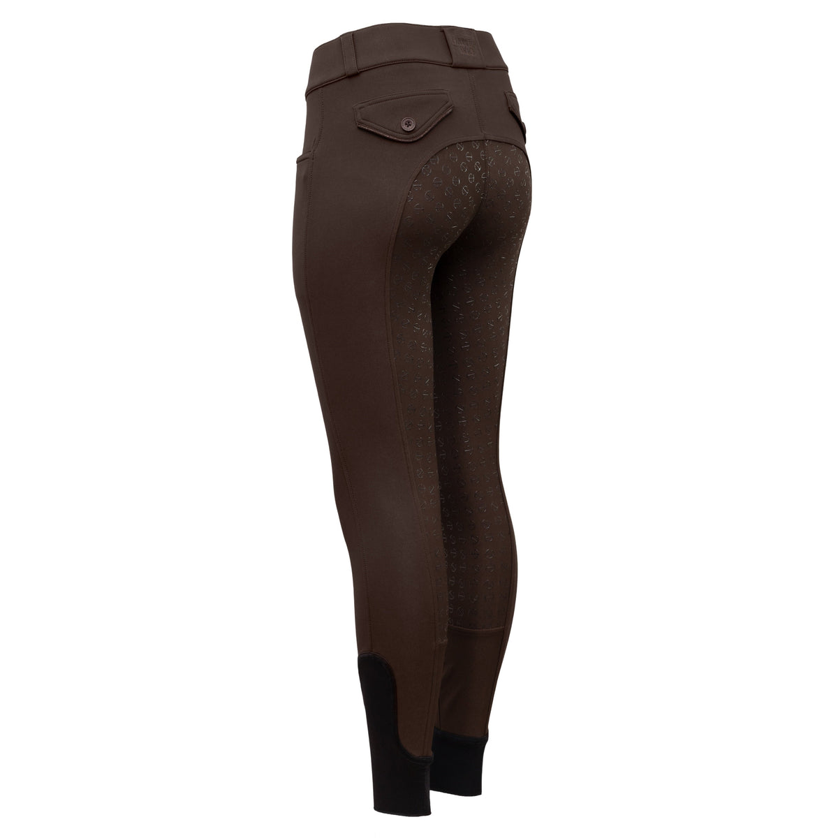Halter Ego - Evolution Mystique Full Seat Breeches - Black Coffee - MID WAIST