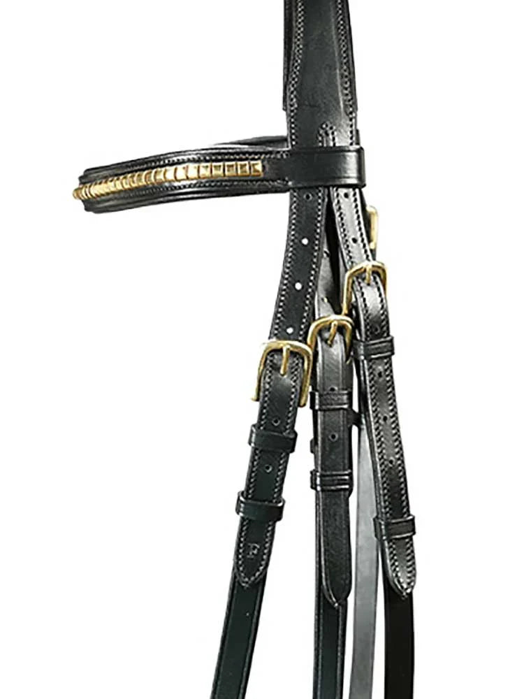 Grewal Equestrian - Danube Dressage Bridle with Clincher Browband