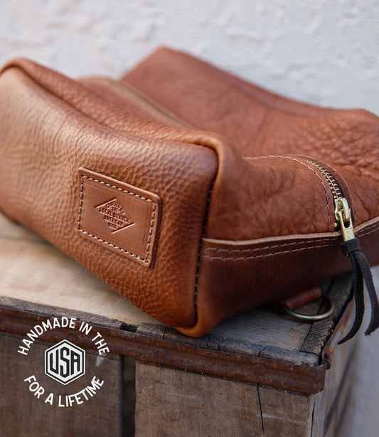 The Local Branch - Leather Dopp Kit - USA Made