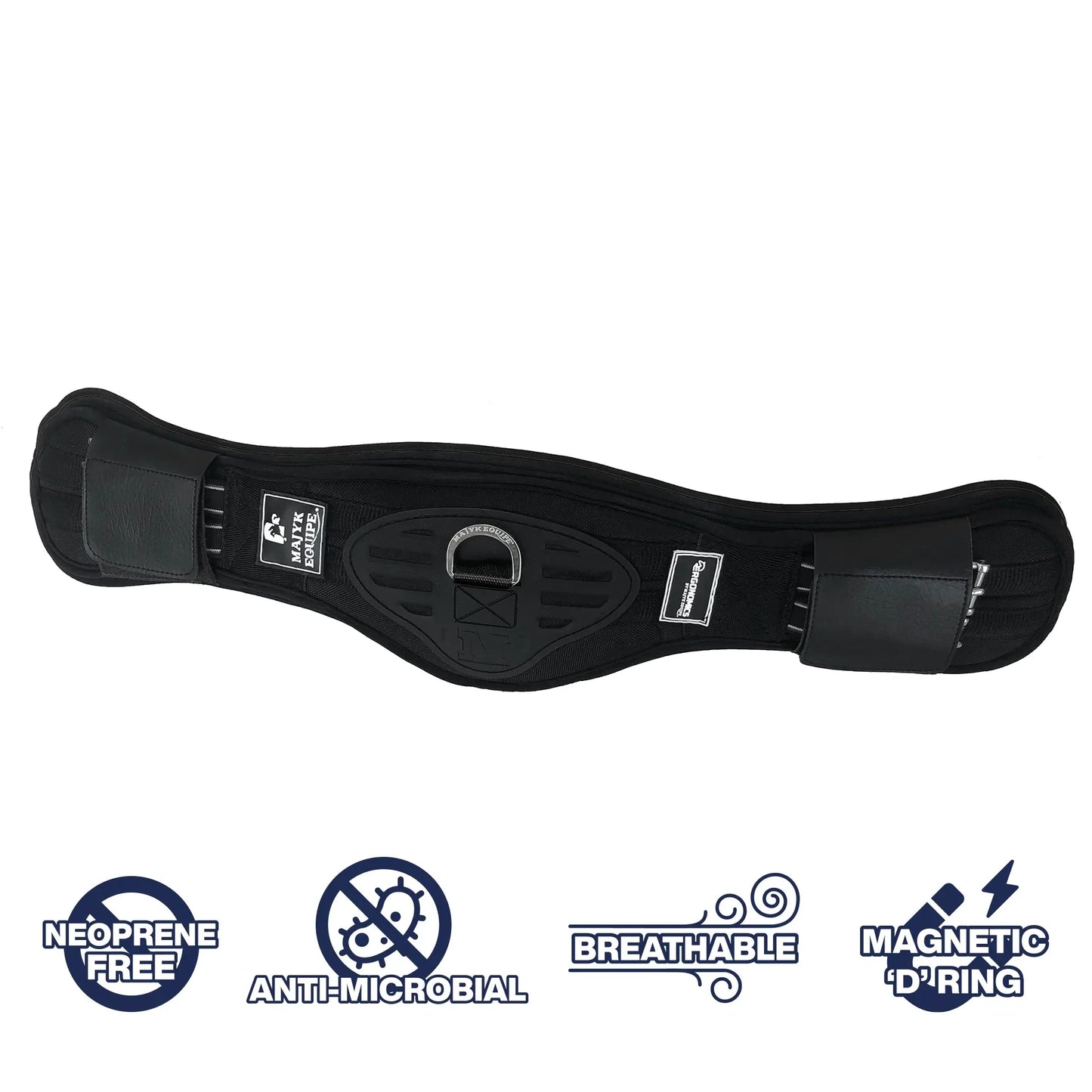 Majyk Equipe - Ergonomics Spur Saver Dressage Girth with Buckle Guards