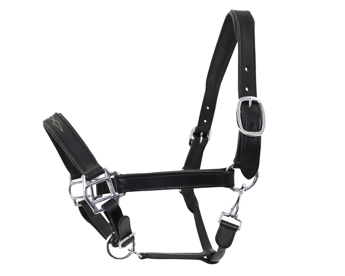 Grewal Equestrian - Eco Fancy Stitch Leather Halter