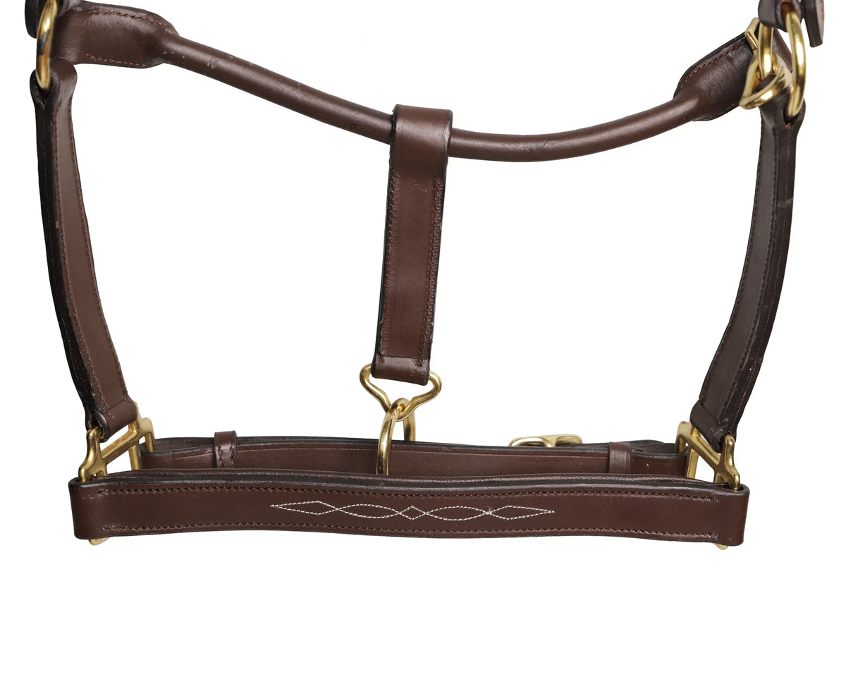 Grewal Equestrian - Eco Fancy Stitch Leather Halter
