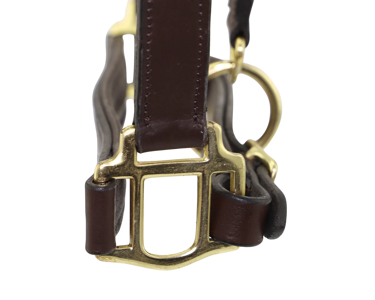Grewal Equestrian - Eco Fancy Stitch Leather Halter