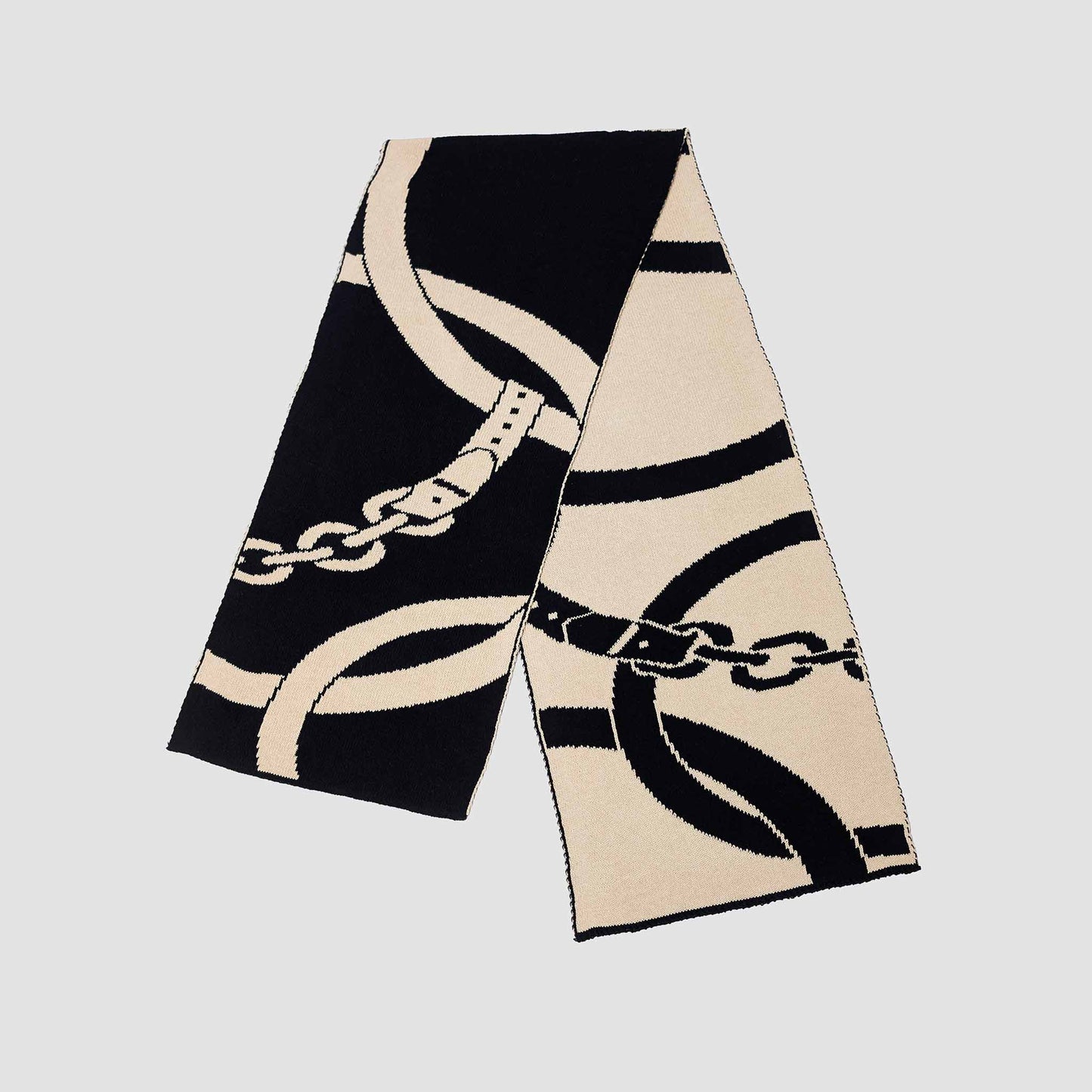 In2Green Cotton Sustainable Knit Scarf - Equestrian Loops