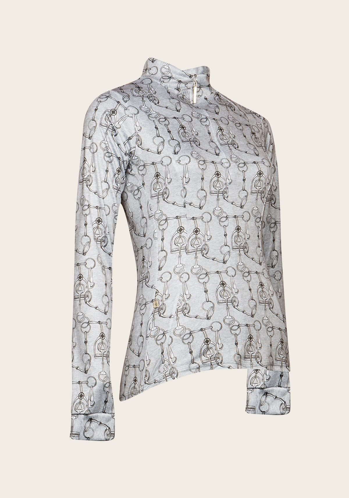 Espoir - Melange Bits Quarter Zip Sun Shirt