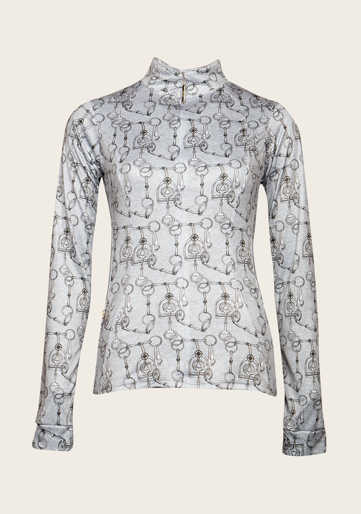 Espoir - Melange Bits Quarter Zip Sun Shirt