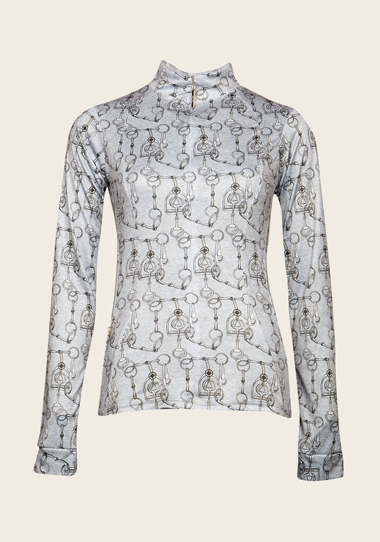 Espoir - Melange Bits Quarter Zip Sun Shirt