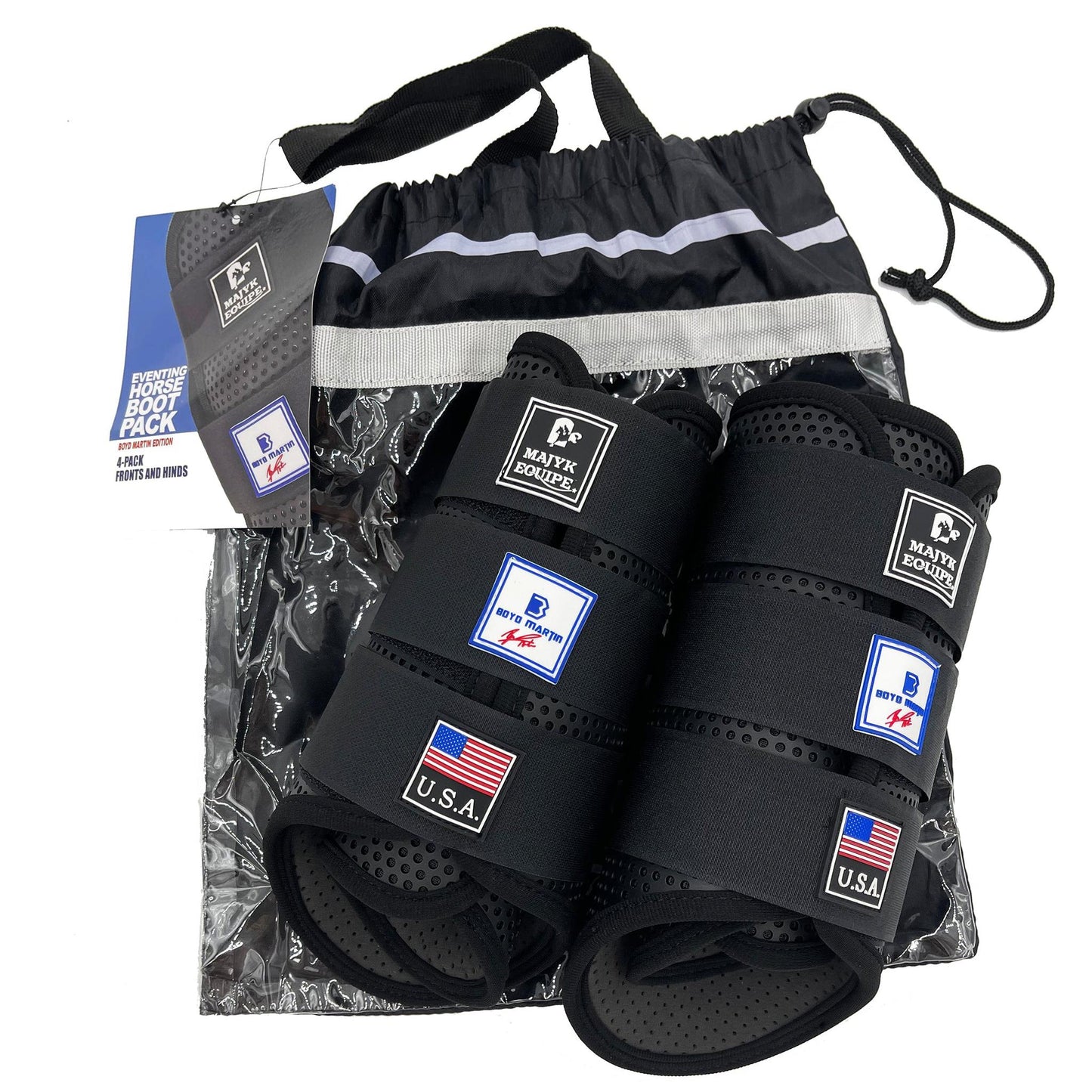 MAJYK EQUIPE® Boyd Martin Series - Eventing 4 Pack - (Fronts and Hinds)