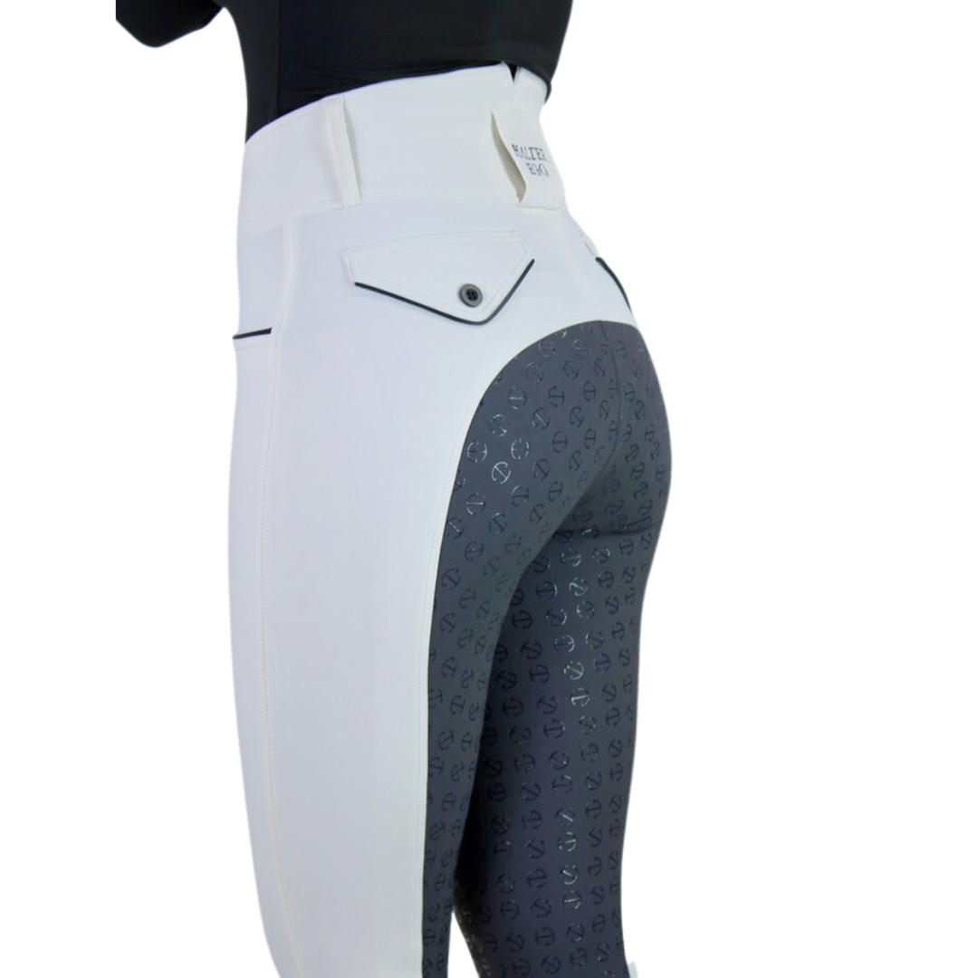 Halter Ego - Evolution - High Waisted White Competition Breeches