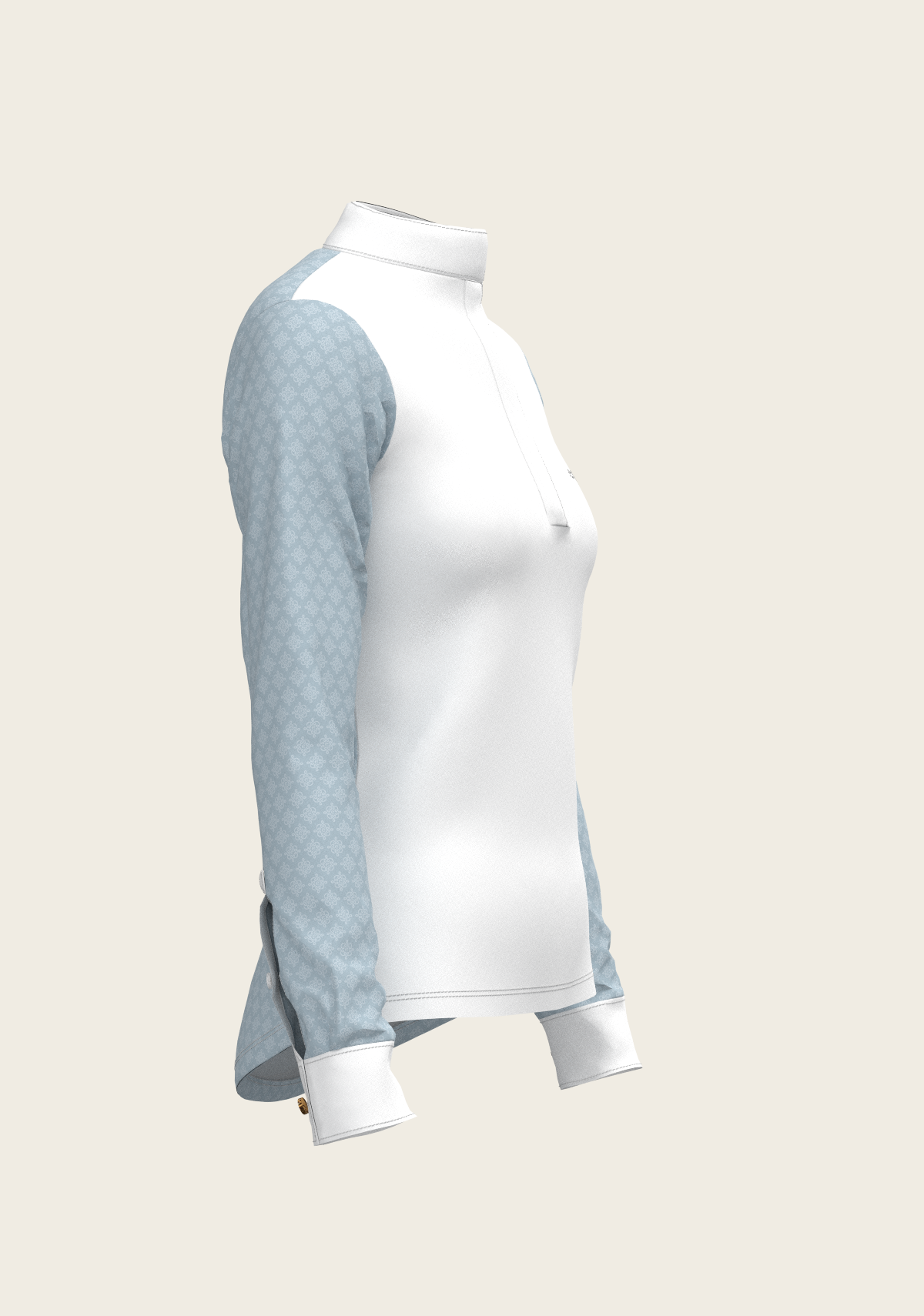 Espoir - Sky Blue Long Sleeve Show Shirt