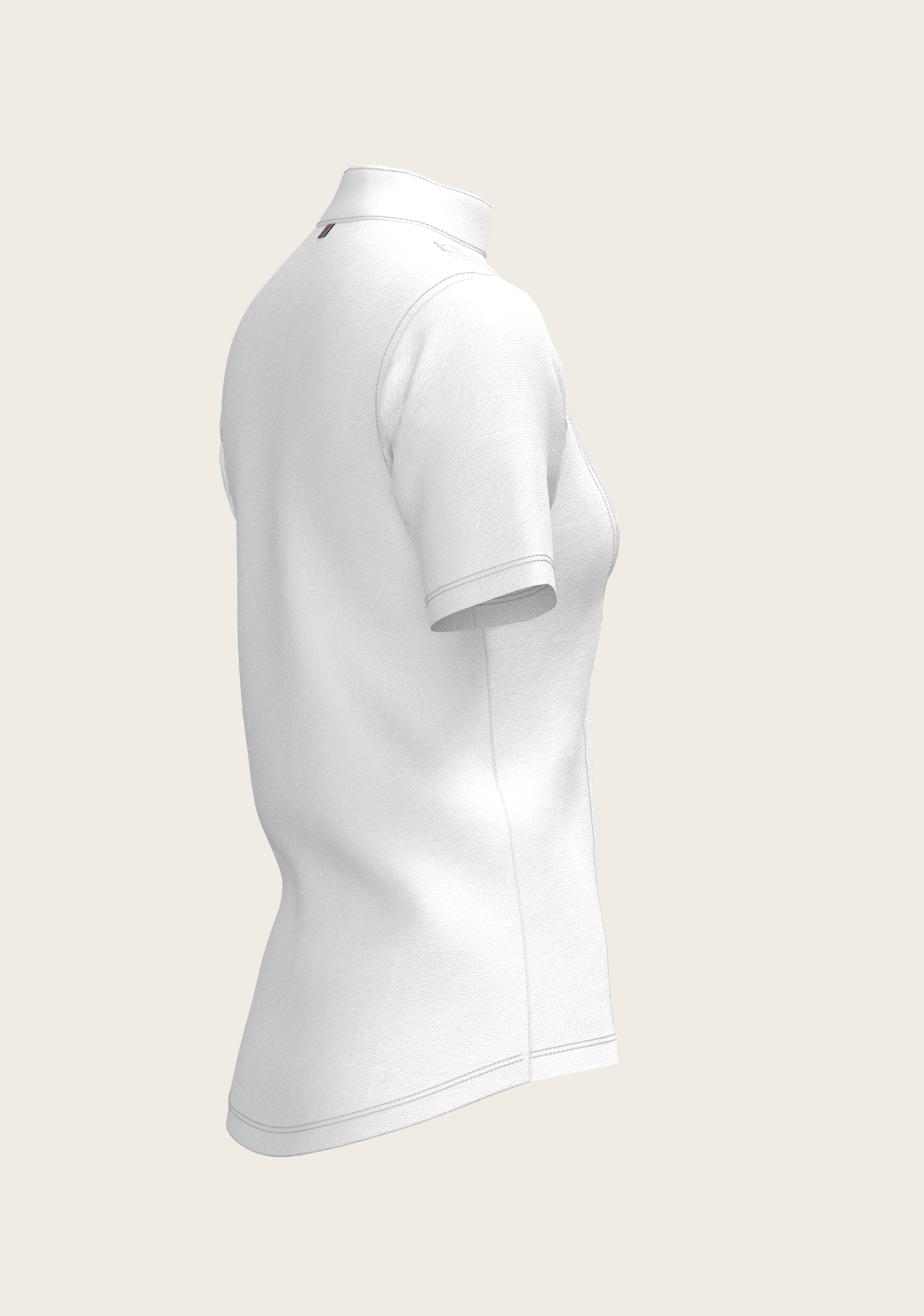 Espoir - Short Pleated Short Sleeve Show Shirt