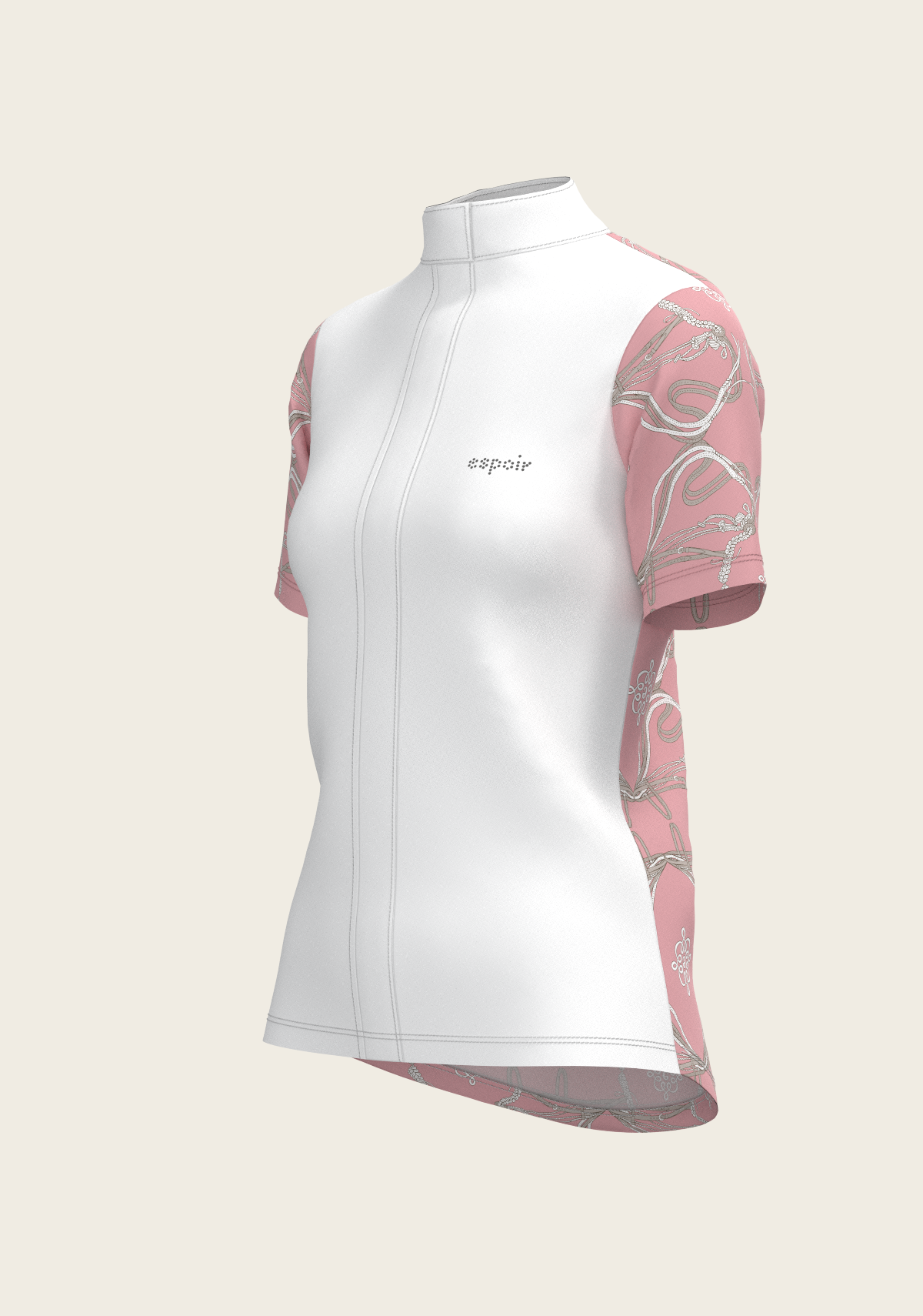 Espoir - Roped Bridles on Rose Short Sleeve Show Shirt