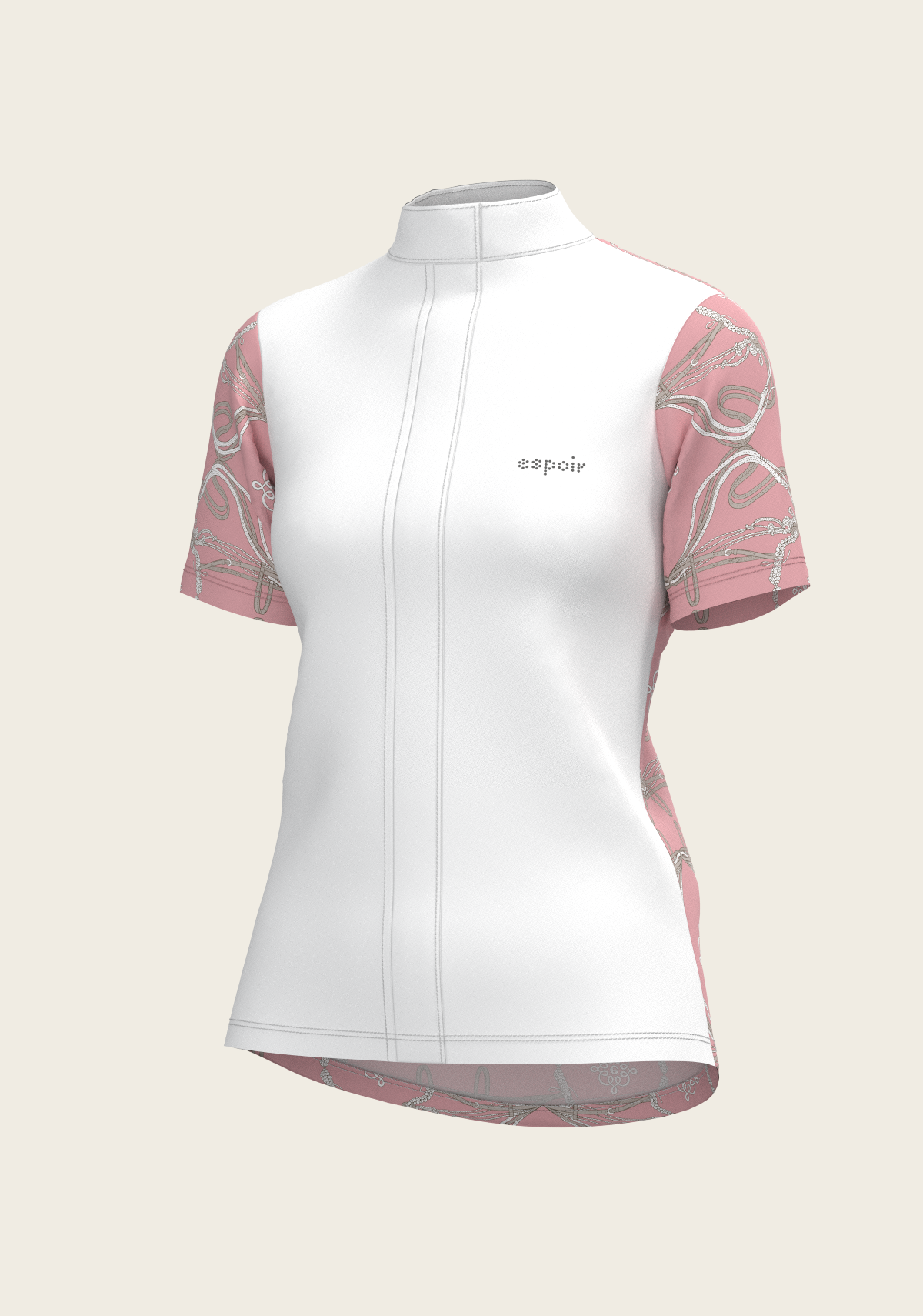 Espoir - Roped Bridles on Rose Short Sleeve Show Shirt