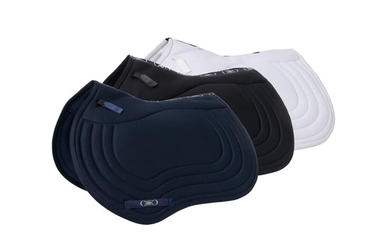 Correct Connect - Jump Mesh Saddle Pad with Quick Dry Cotton Lining in Navy, White, or Black