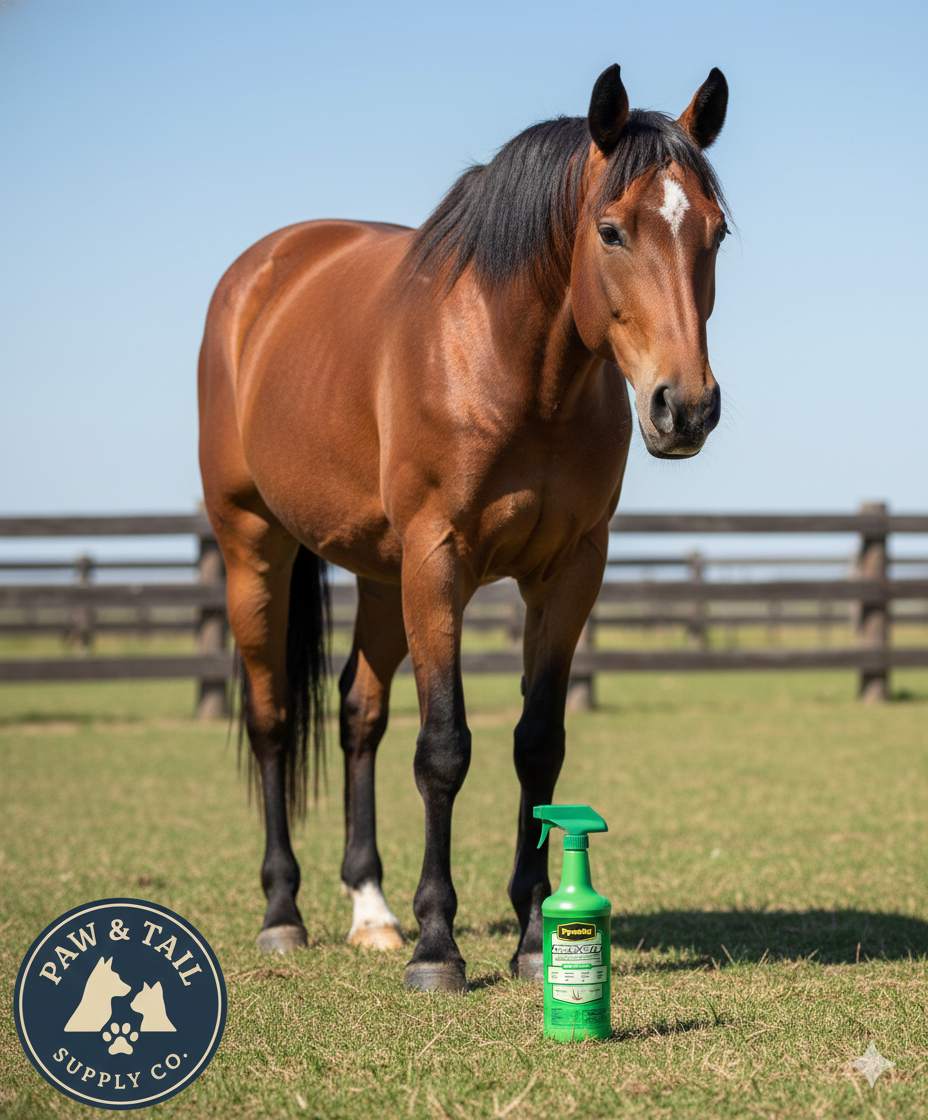 Pyranha Zero-Bite Natural Insect Spray 32 oz Horse Fly Repellent