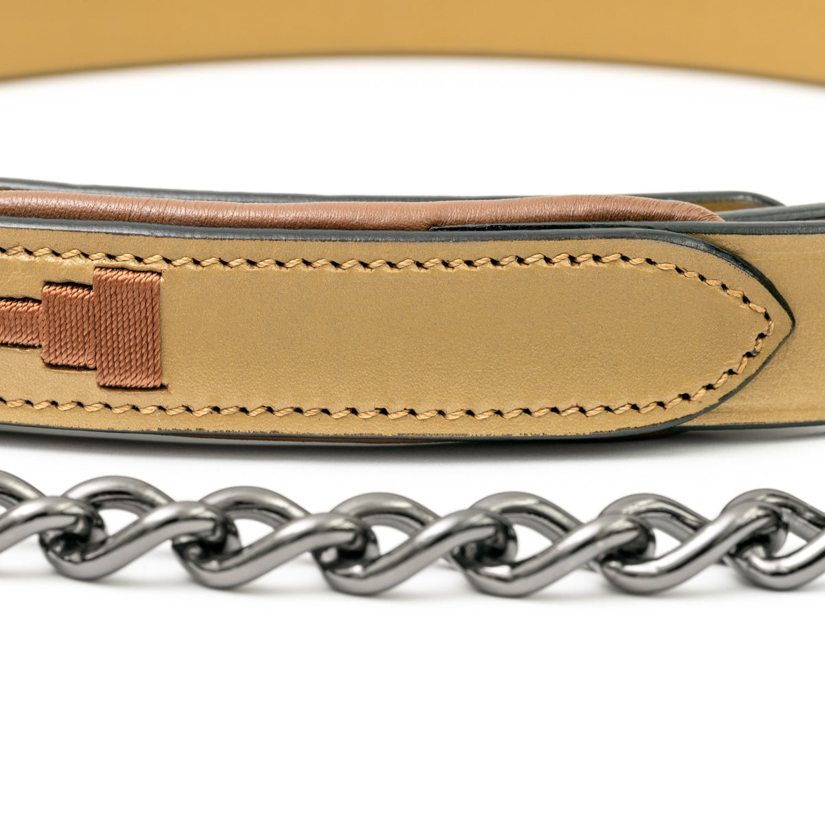 Halter Ego - Gilded Solstice Leather Lead Shank