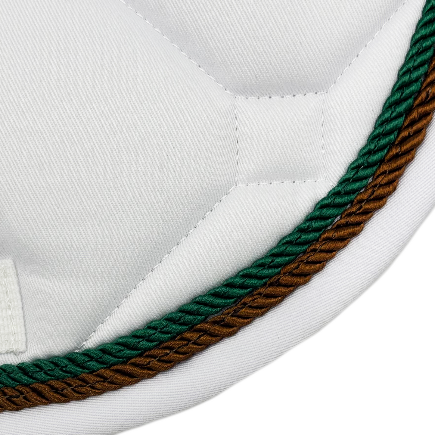 Majyk Equipe - White Classica Cotton Euro Saddle pad