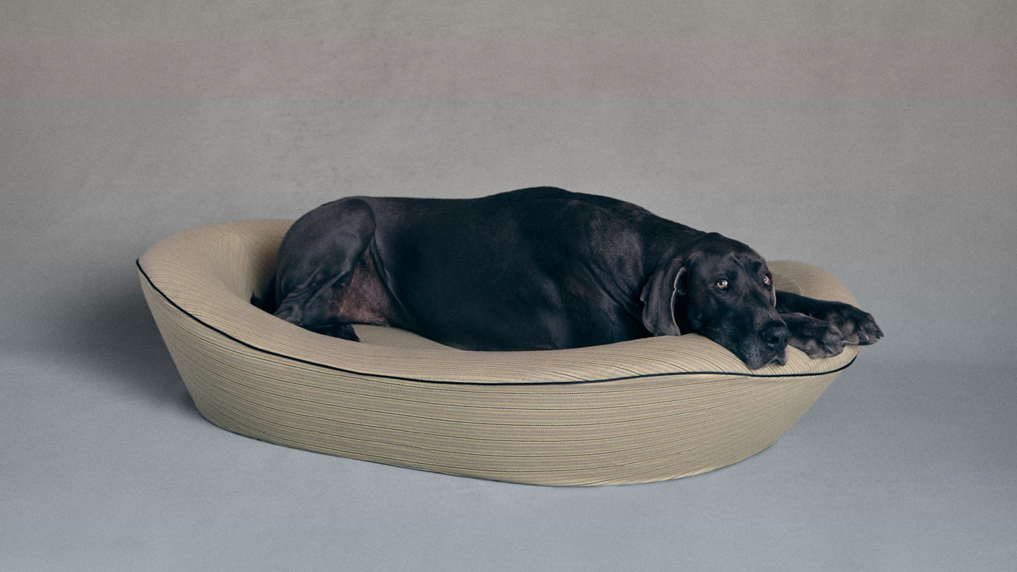 Enid Blythe Timeless Dog Bed in Finch & Flint
