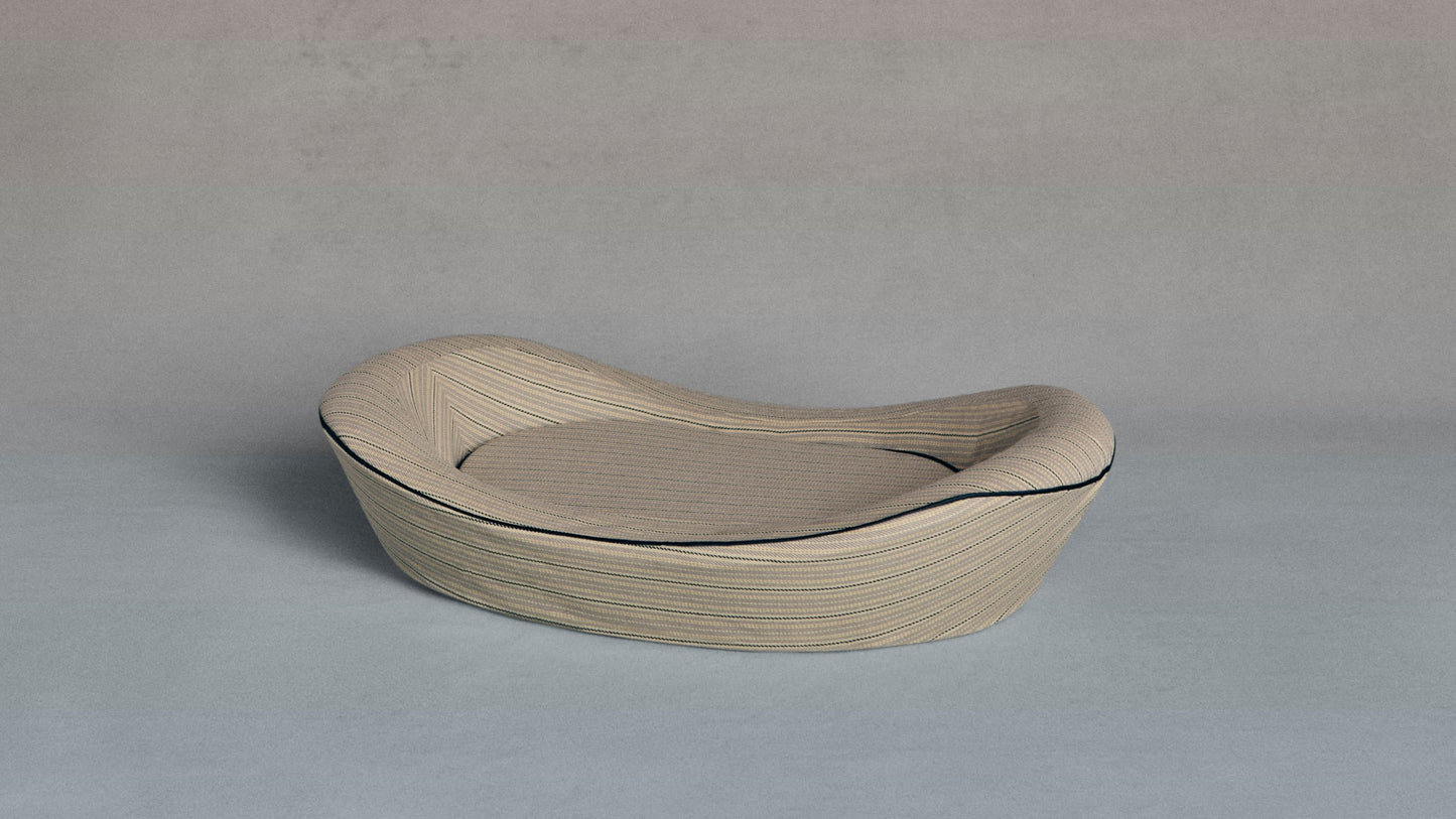 Enid Blythe Timeless Dog Bed in Finch & Flint