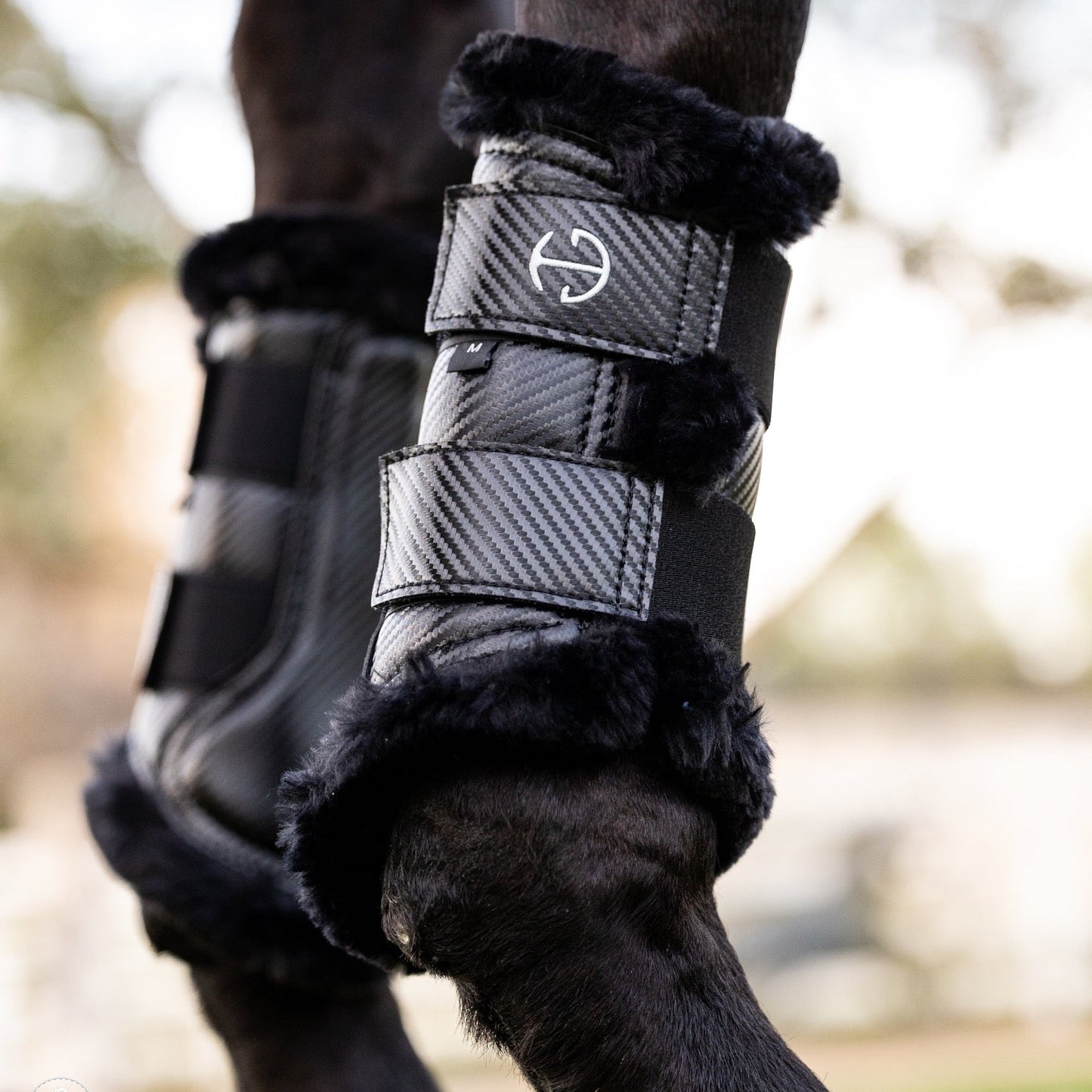 Halter Ego - Carbon Tech Collection Brushing Boots - Black