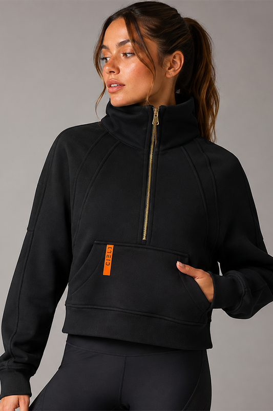 Cieli Equestrian - The Holly Half Zip Sweater