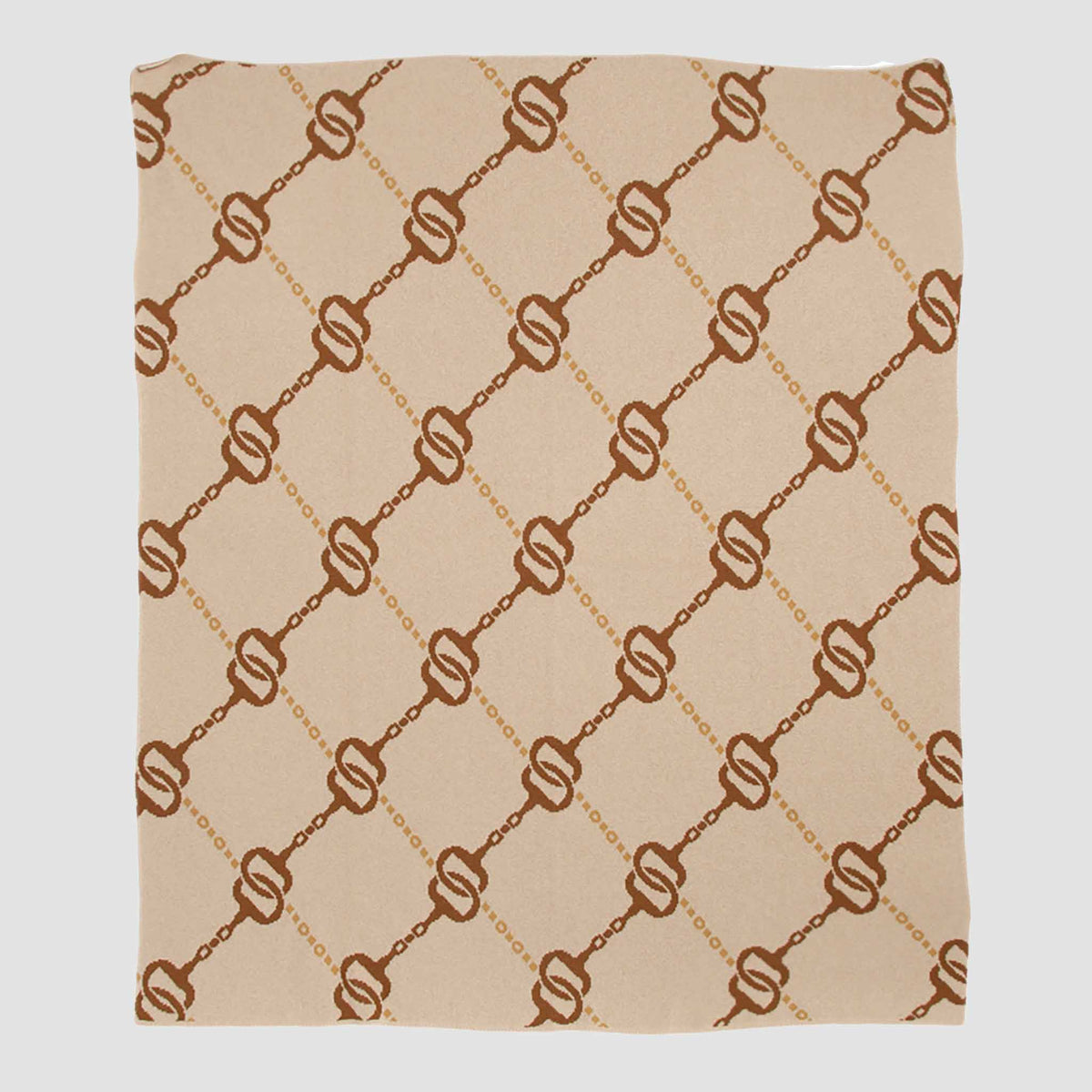 In2Green Cotton Sustainable Knit Throw Blanket - Equestrian House of Bits