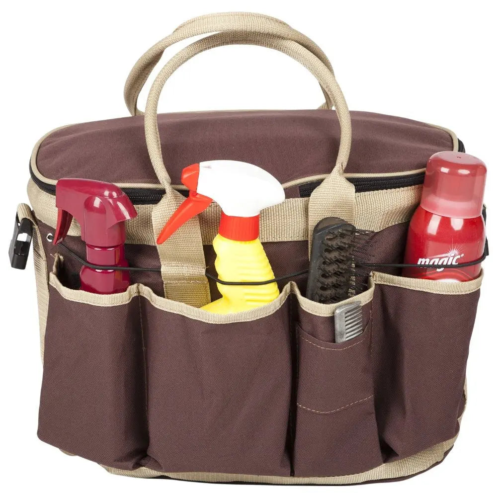 Huntley Equestrian - Deluxe Grooming Bag - Brown