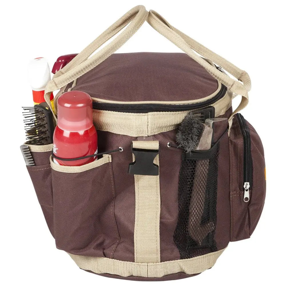 Huntley Equestrian - Deluxe Grooming Bag - Brown