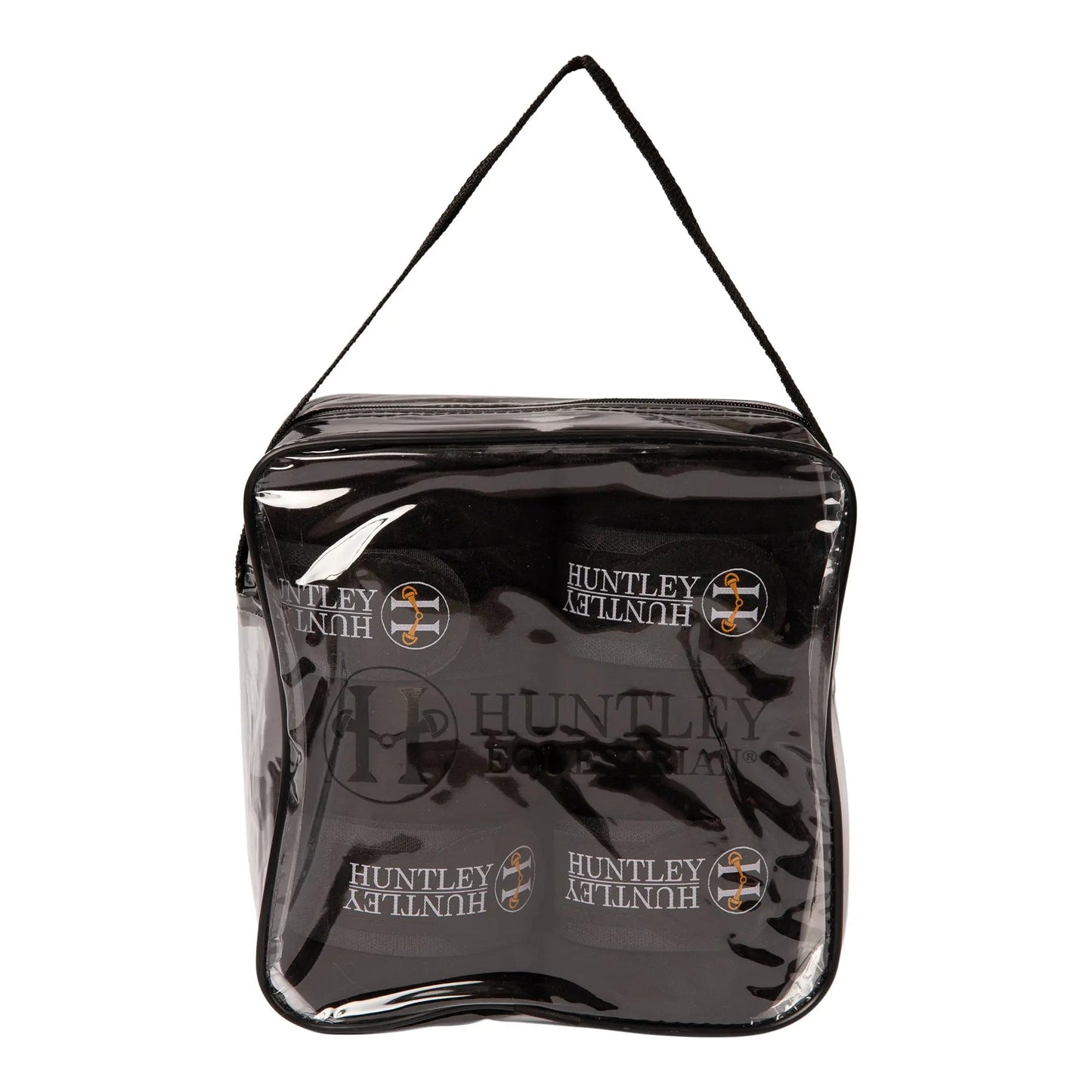 Huntley Equestrian - Polo Fleece Wraps - Set of 4, Black