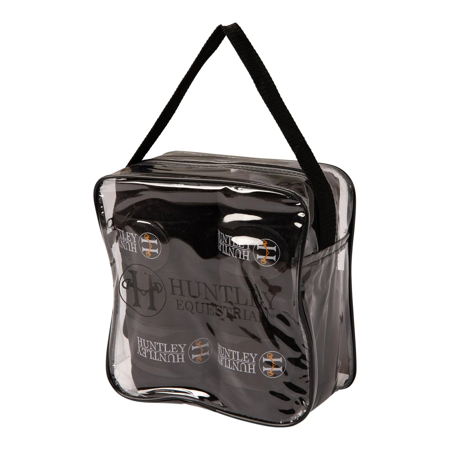 Huntley Equestrian - Polo Fleece Wraps - Set of 4, Black