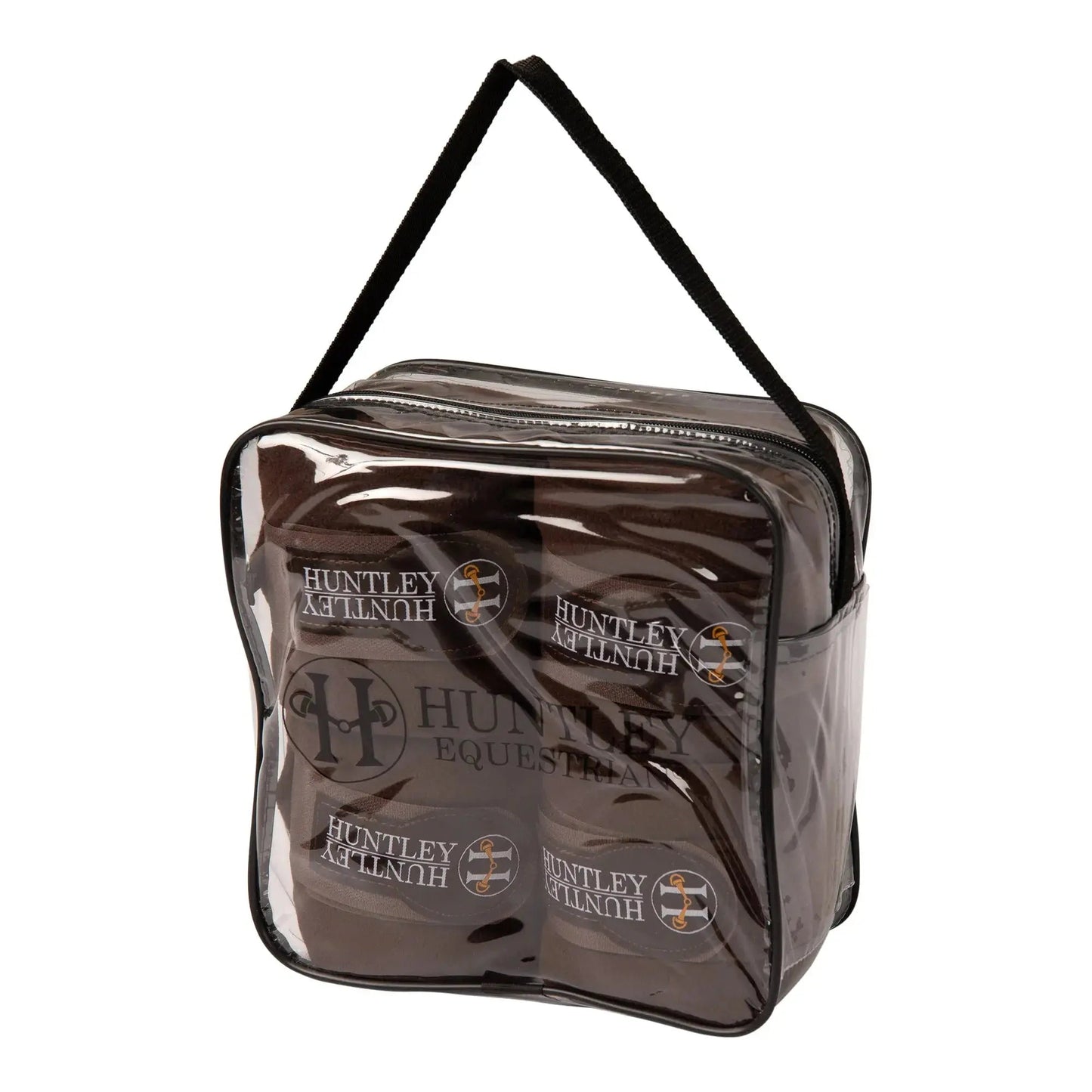 Huntley Equestrian - Polo Fleece Wraps - Set of 4, Black