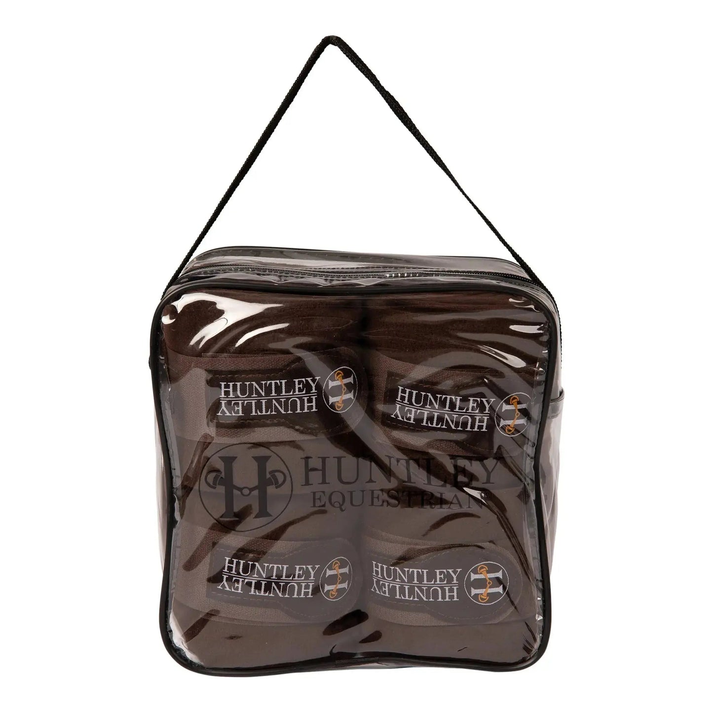 Huntley Equestrian - Polo Fleece Wraps - Set of 4, Black