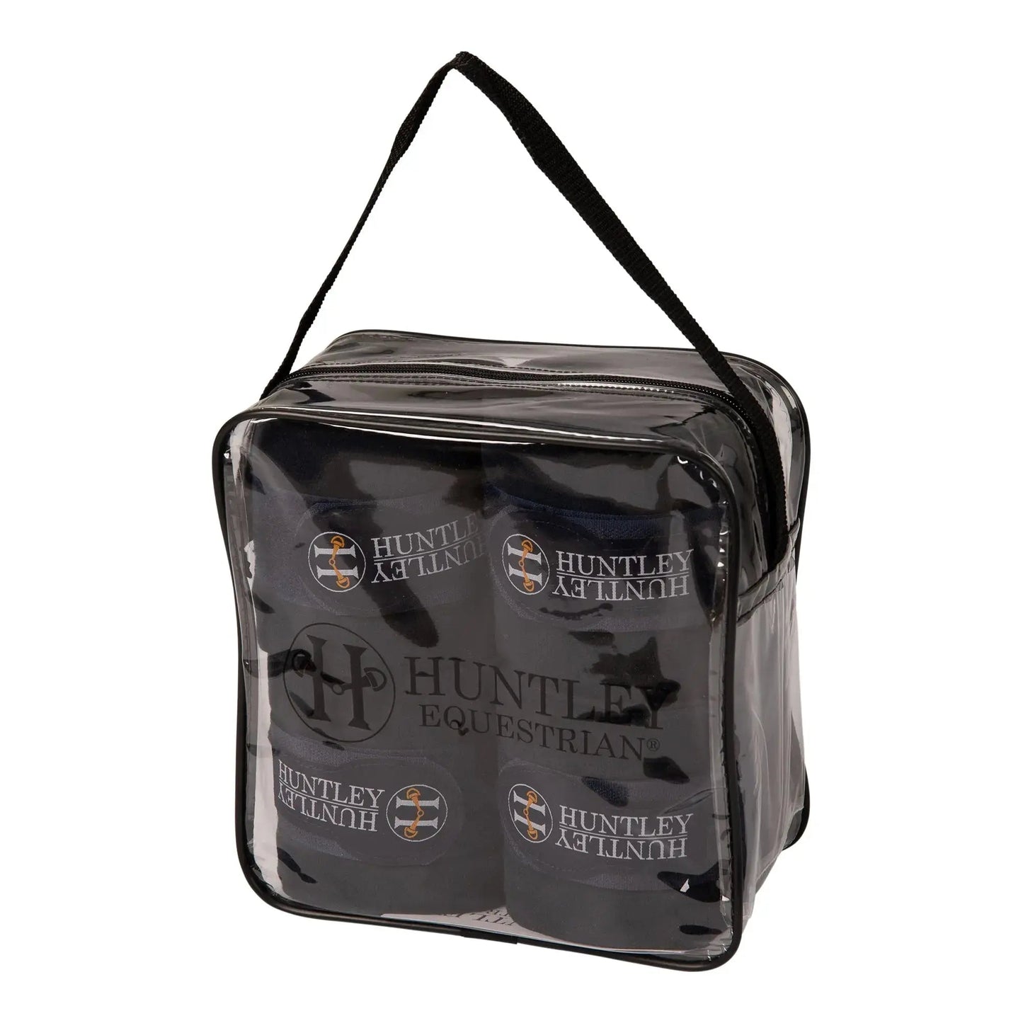 Huntley Equestrian - Polo Fleece Wraps - Set of 4, Black