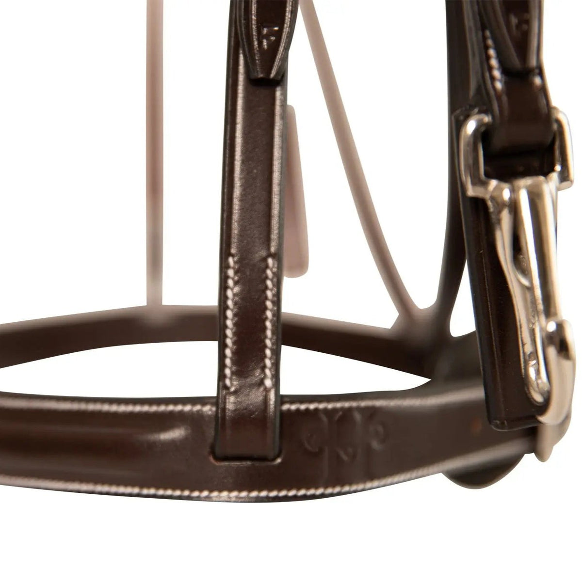 Huntley Equestrian Sedgwick Fancy Stitched Bridle with Cheek Clips and Reins