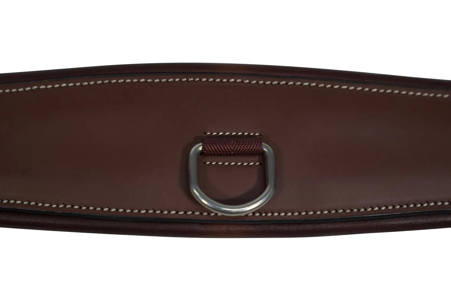 Huntley Equestrian - Sedgwick Leather Fancy Stitched Padded Leather Contour Shaped Girth with Double End Elastic