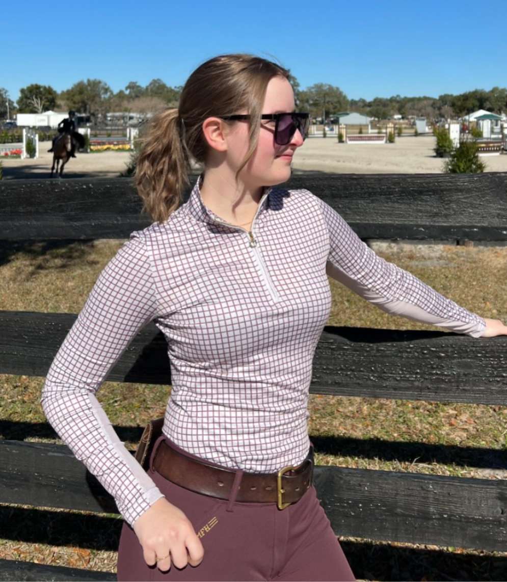 The Proper Fox - Burgundy Plaid Sun Shirt