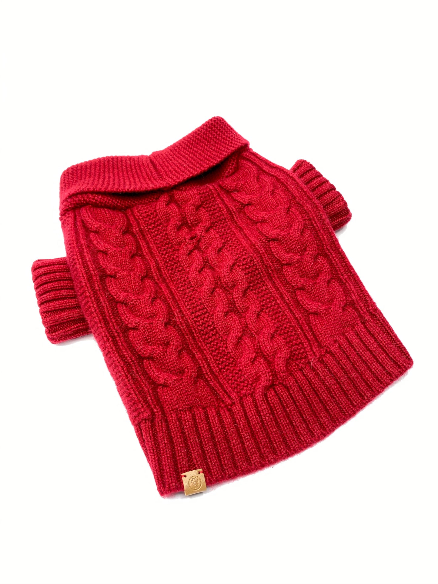 BESPOKE PAWS - Brooklyn Cashmere Cardigan, Garnet
