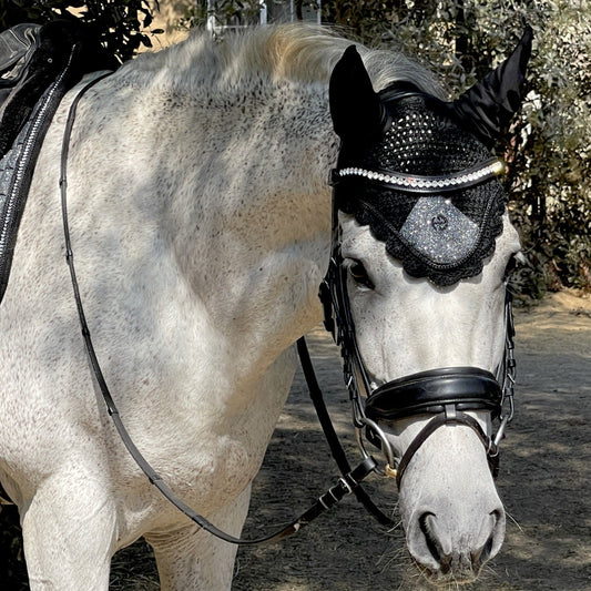 Halter Ego - Gunmetal Glitter Ear Net
