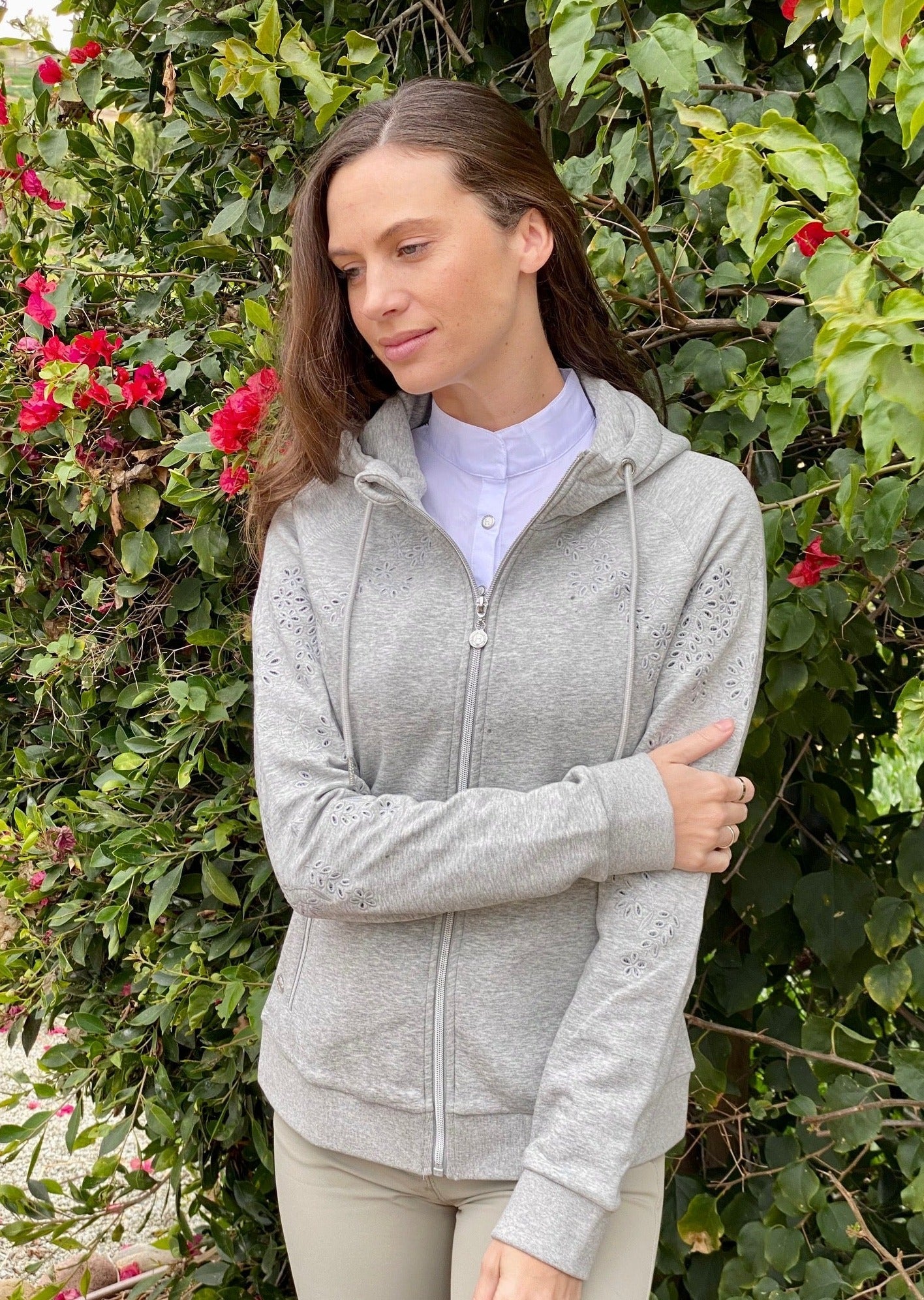 Harcour USA - Sweet Front Zip Sweatshirt Hoodie