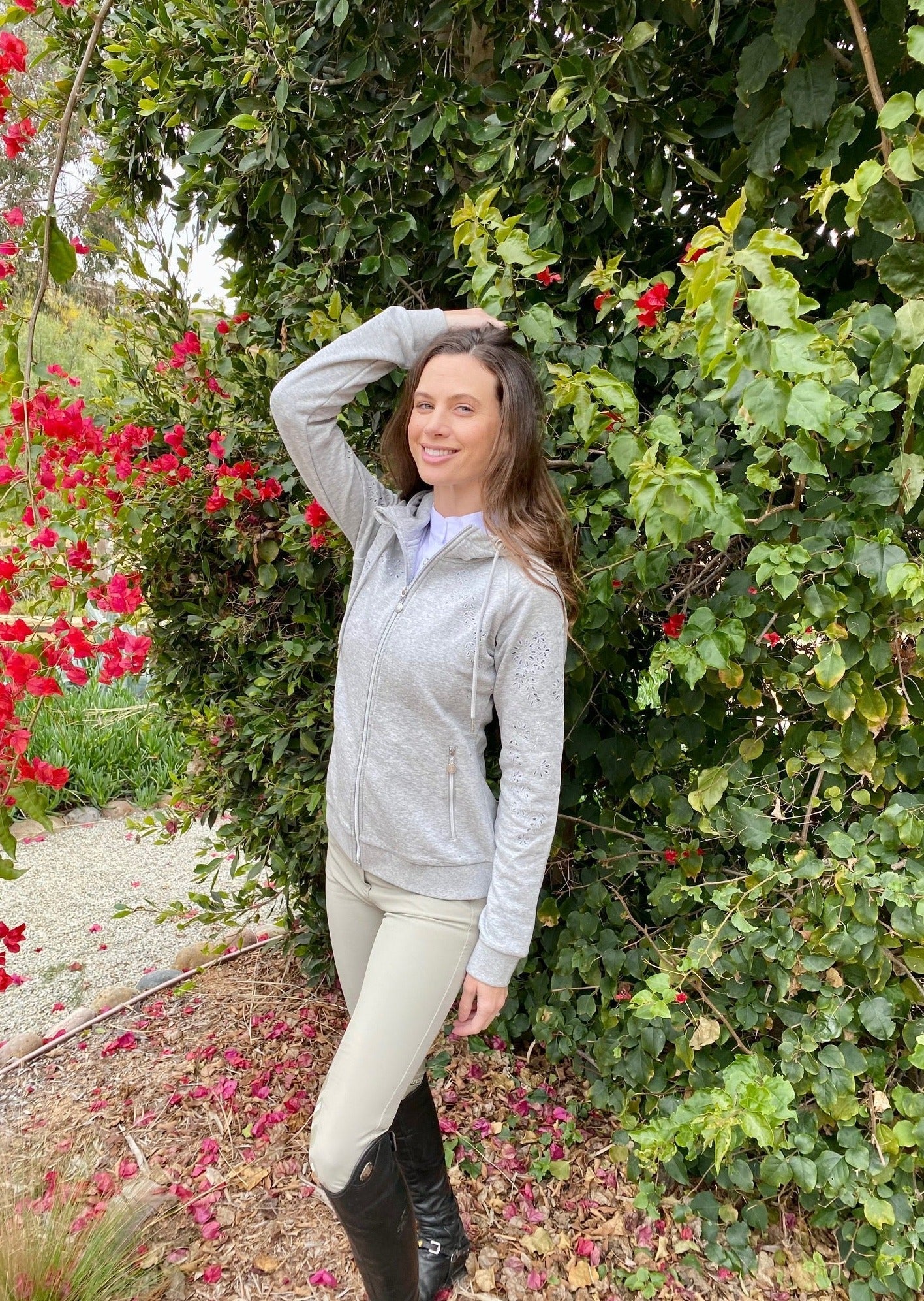 Harcour USA - Sweet Front Zip Sweatshirt Hoodie