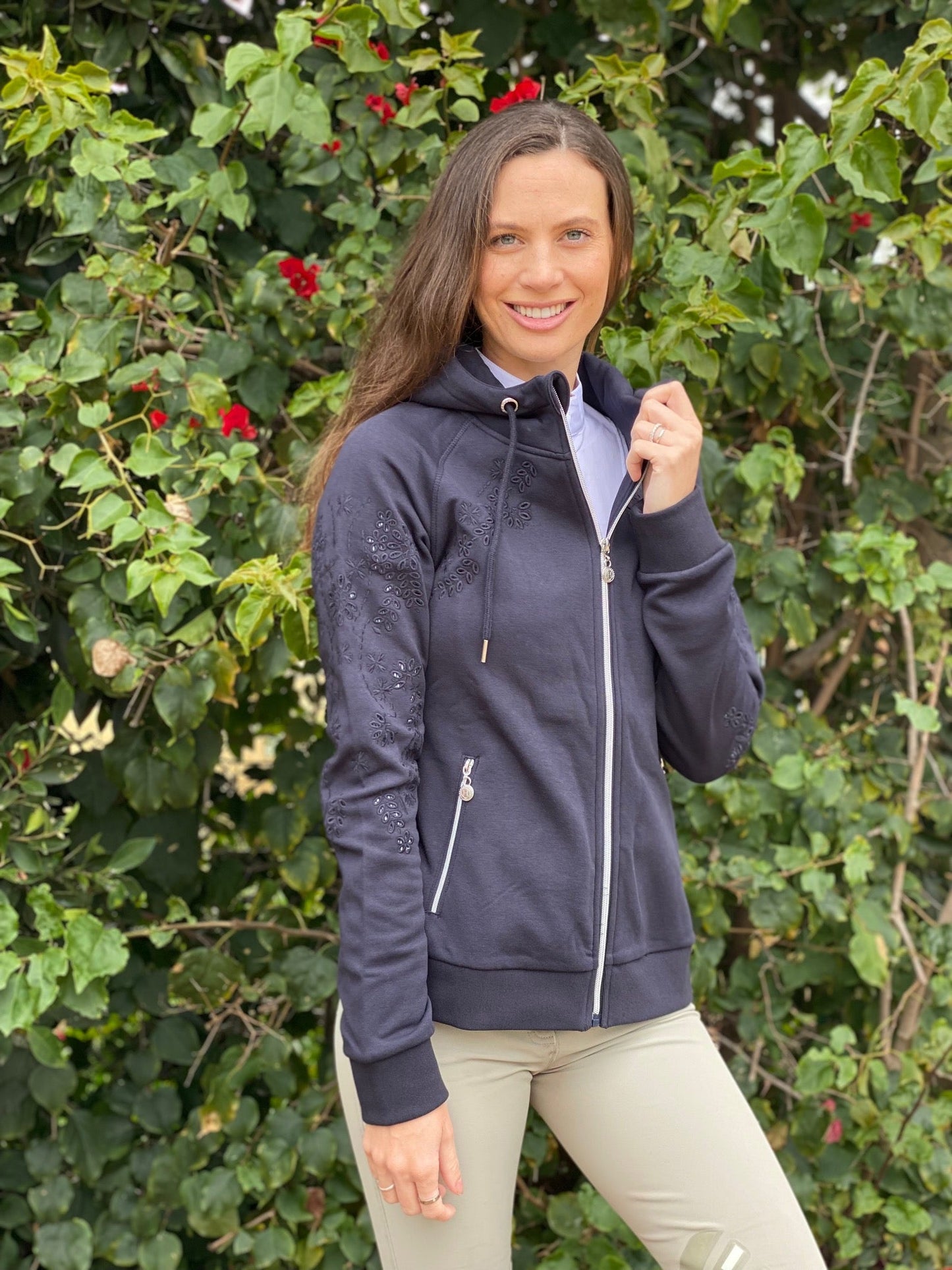 Harcour USA - Sweet Front Zip Sweatshirt Hoodie
